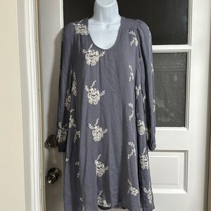 Altar’d State dress with embroidery.